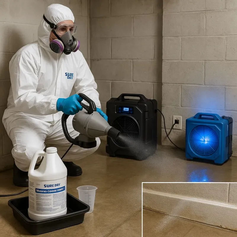 Sanitization and Odor Removal process in Dover Beaches North, NJ